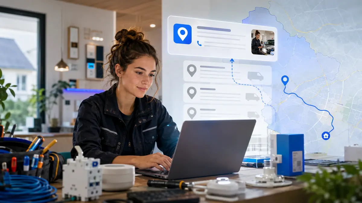 Artisane améliorant sa visibilité locale sur Google